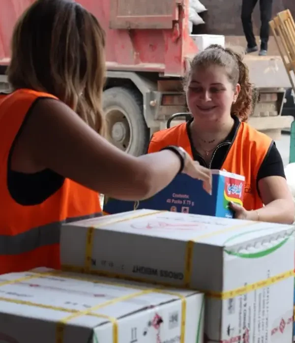 قافلة إنسانية ثانية إلى جنوب لبنان بجهود مشتركة بين Fondation CMA CGM و LOEuvre dOrient 600x697