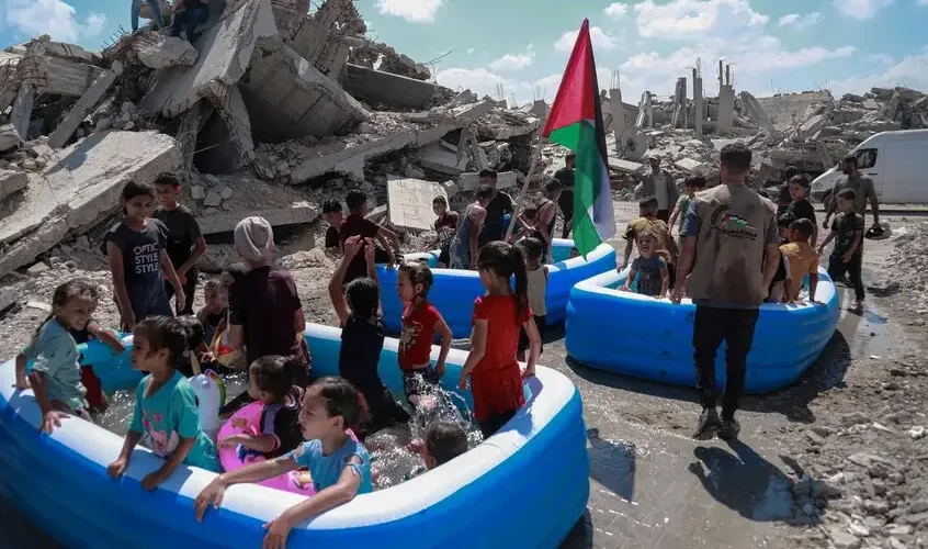 1000 يوم على حرب الإبادة في غزة  شعب تحت الركام يكتب بـ الحمد  و الصبر  ملحمة البقاء 1 846x500
