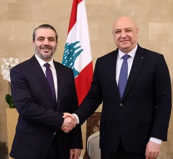 الشيباني يلتقي عون وبري وسلام ويدعو لتعزيز التعاون الأمني والاقتصادي 600x551