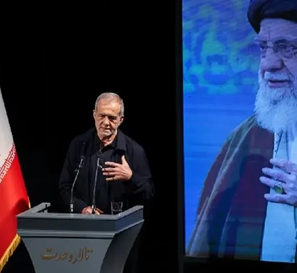 بزشكيان  رحيل خامنئي بداية فصل جديد من الصمود 600x551