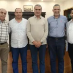 وفد من جمعية تجار وصناعيي الغرب يبحث مع مدير عام سكك الحديد والنقل المشترك تعزيز خدمات النقل في المنطقة 150x150
